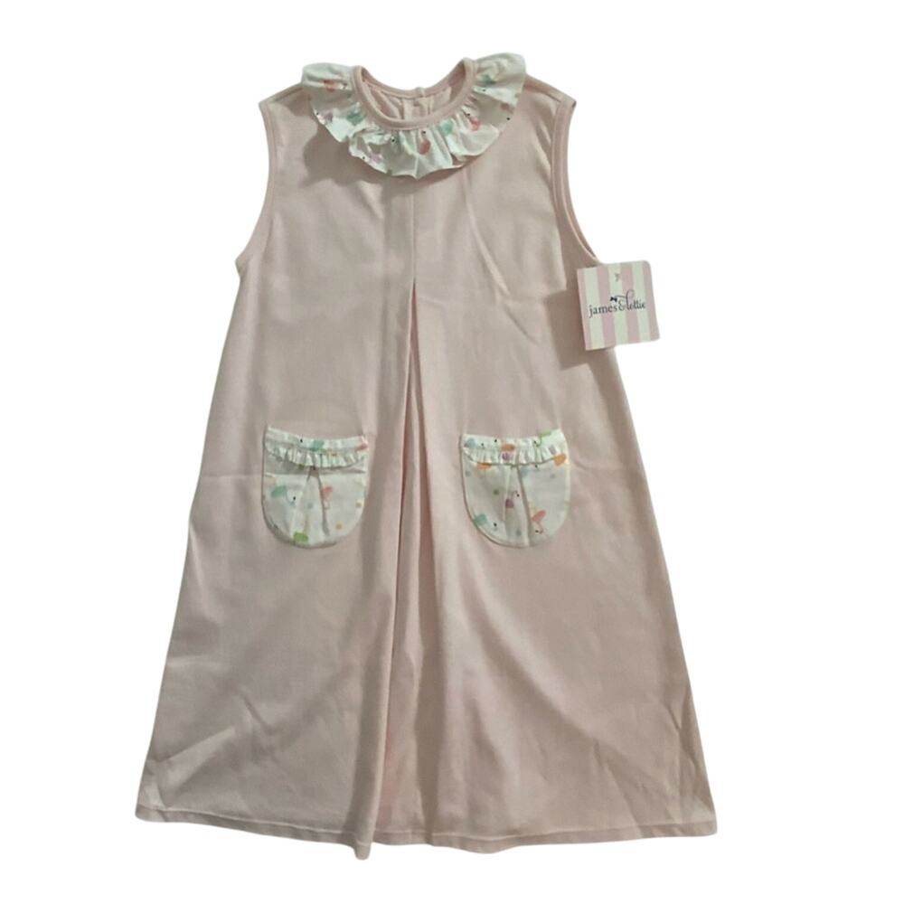 James & Lottie Betsey Beach Dress- flamingo size 10